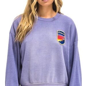 Aviator Nation/Faded Grape/Crewneck Sweatshirt/Size XXL/14/NIB/SEALED! Unisex!